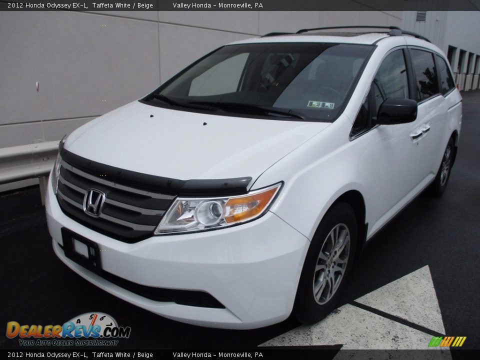 2012 Honda Odyssey EX-L Taffeta White / Beige Photo #9