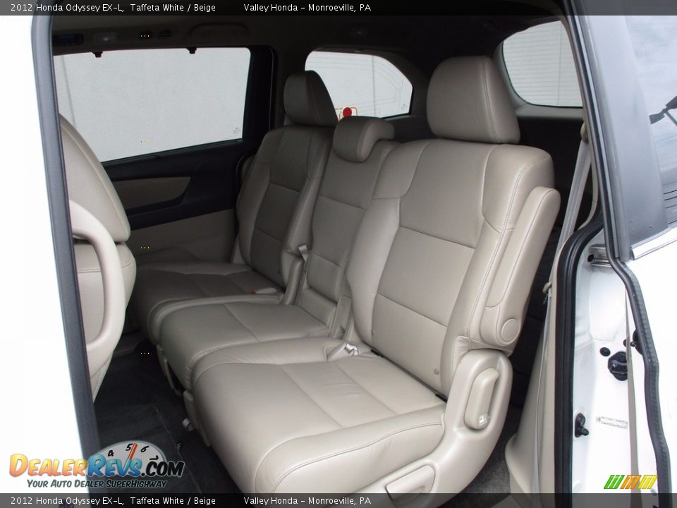 2012 Honda Odyssey EX-L Taffeta White / Beige Photo #13