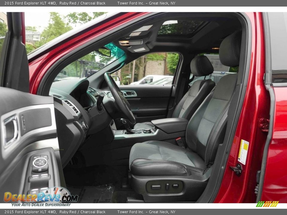 2015 Ford Explorer XLT 4WD Ruby Red / Charcoal Black Photo #17