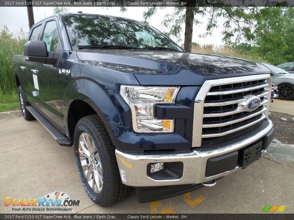2017 Ford F150 XLT SuperCrew 4x4 Blue Jeans / Earth Gray Photo #1