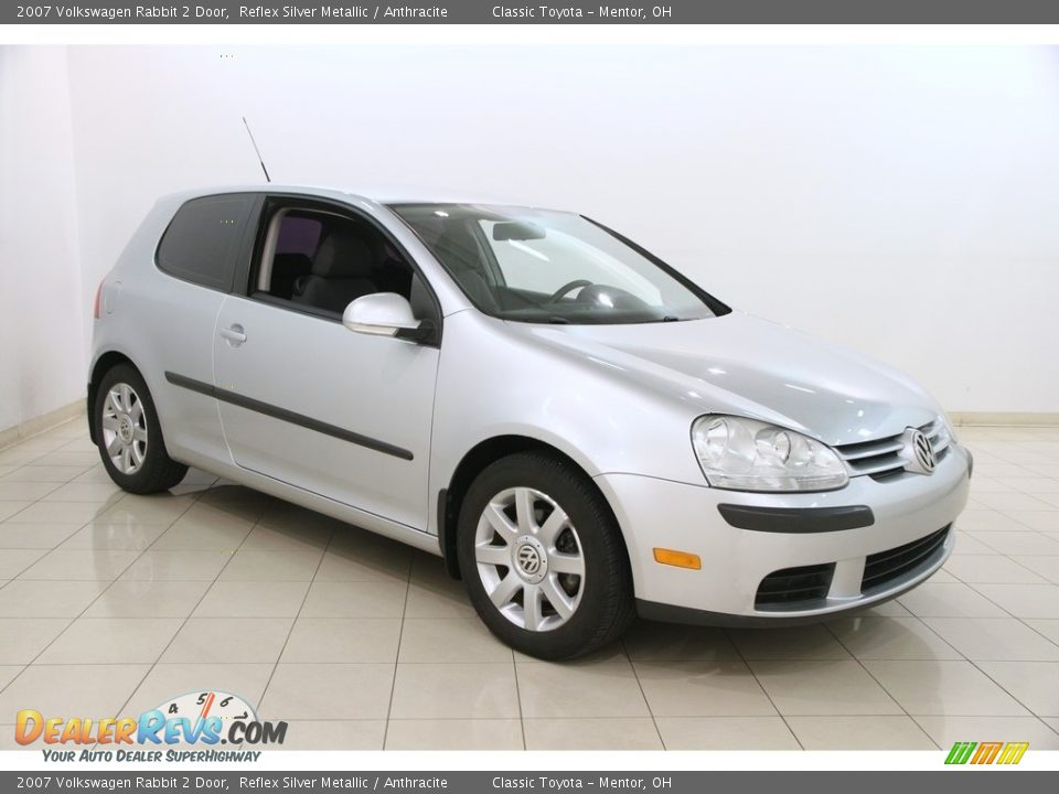 2007 Volkswagen Rabbit 2 Door Reflex Silver Metallic / Anthracite Photo #1