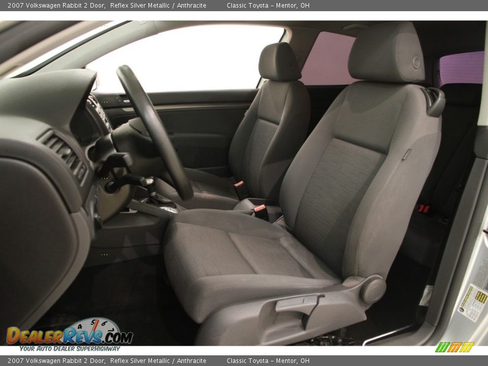 2007 Volkswagen Rabbit 2 Door Reflex Silver Metallic / Anthracite Photo #5
