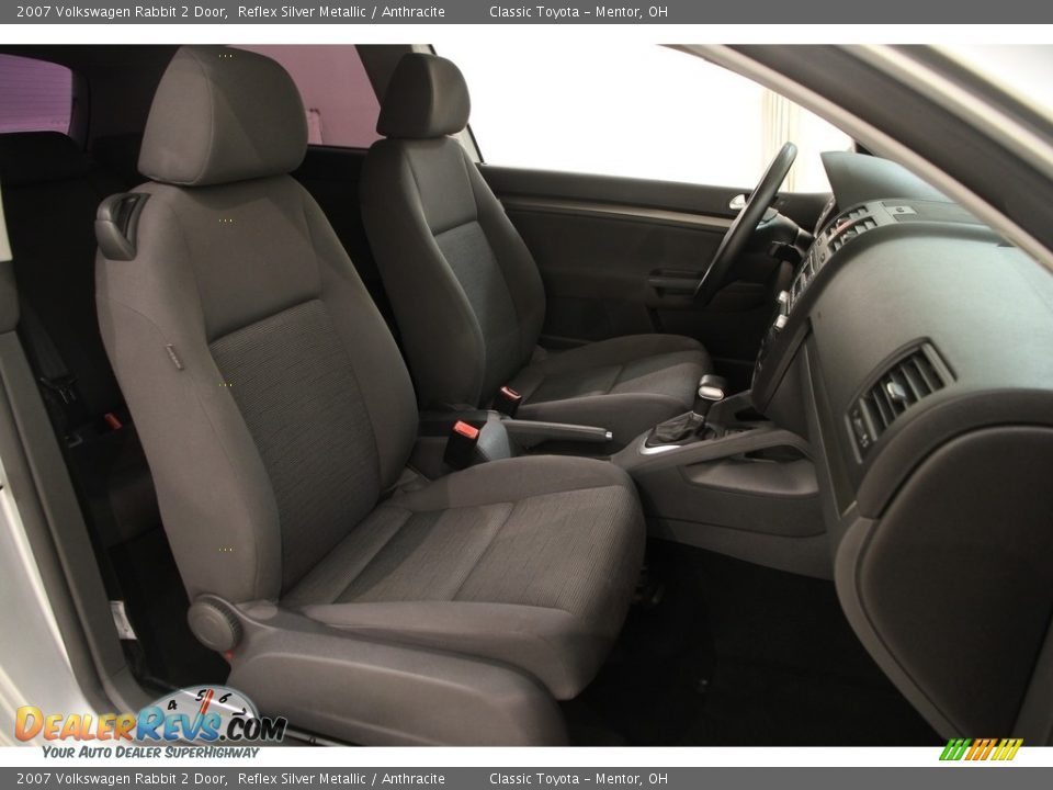 2007 Volkswagen Rabbit 2 Door Reflex Silver Metallic / Anthracite Photo #13