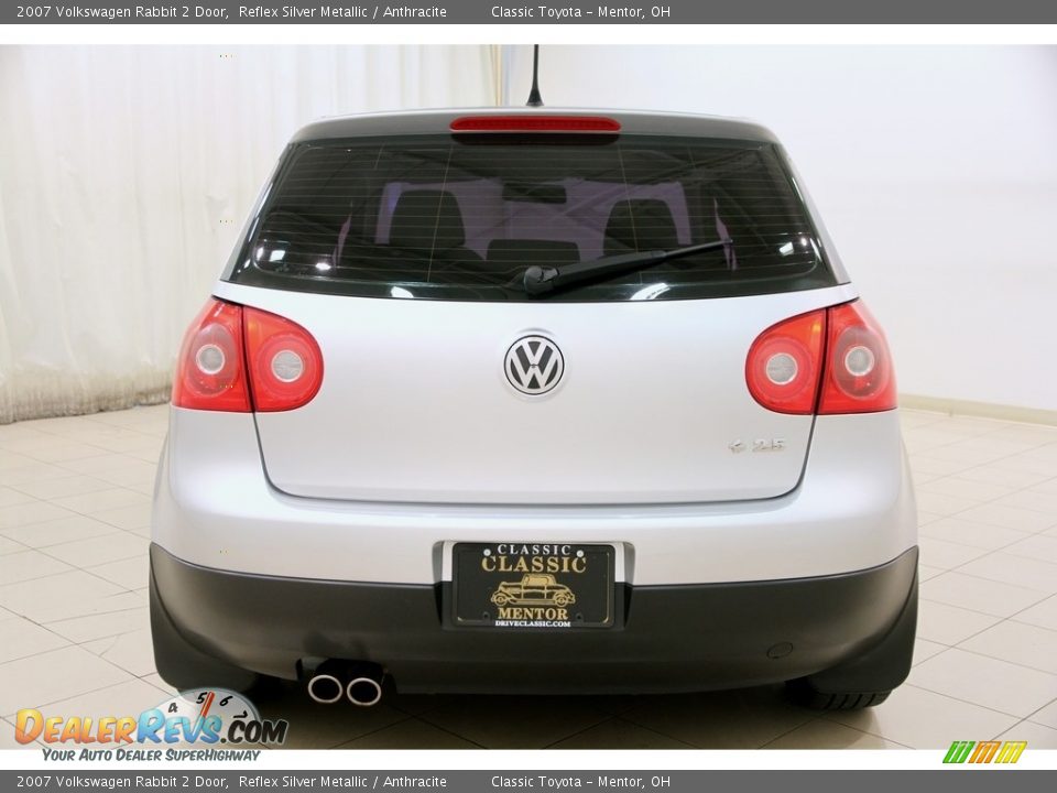 2007 Volkswagen Rabbit 2 Door Reflex Silver Metallic / Anthracite Photo #16