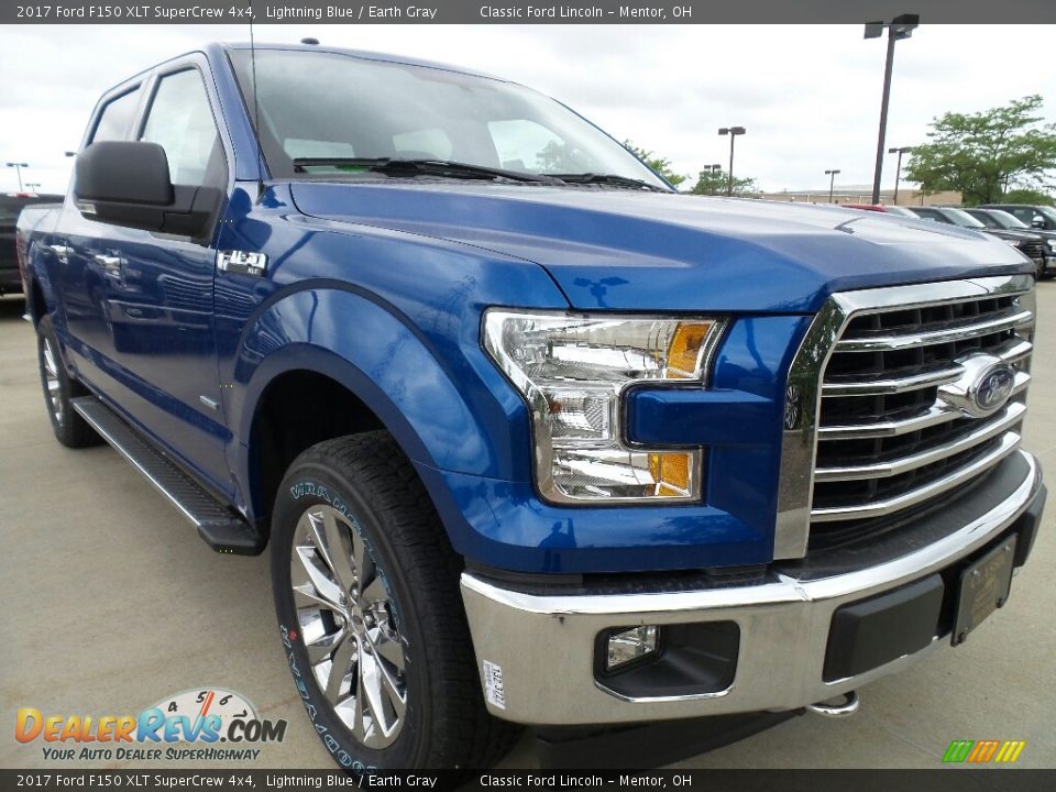 2017 Ford F150 XLT SuperCrew 4x4 Lightning Blue / Earth Gray Photo #1