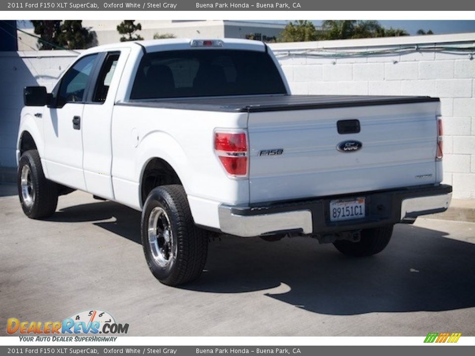 2011 Ford F150 XLT SuperCab Oxford White / Steel Gray Photo #2