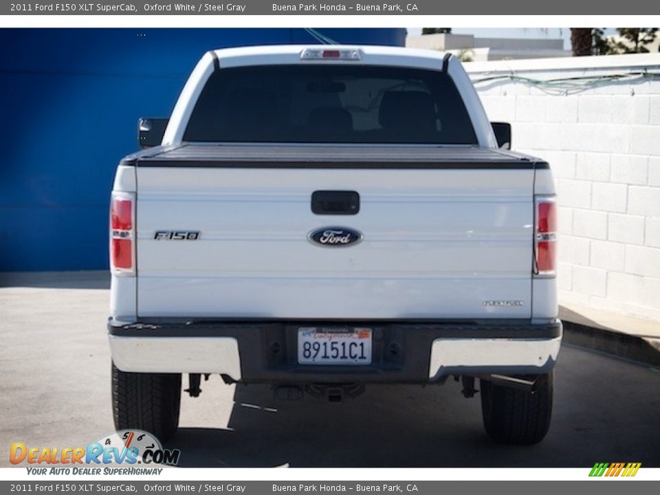 2011 Ford F150 XLT SuperCab Oxford White / Steel Gray Photo #9