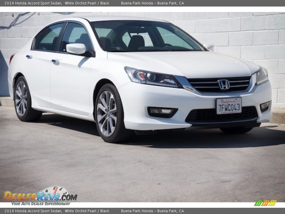 2014 Honda Accord Sport Sedan White Orchid Pearl / Black Photo #1