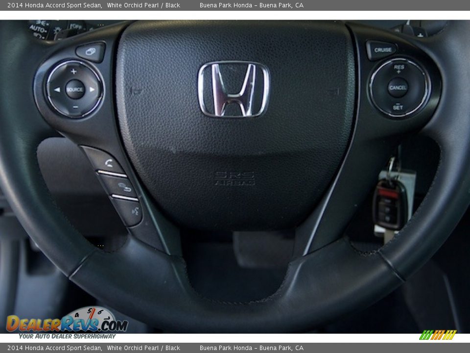 2014 Honda Accord Sport Sedan White Orchid Pearl / Black Photo #11
