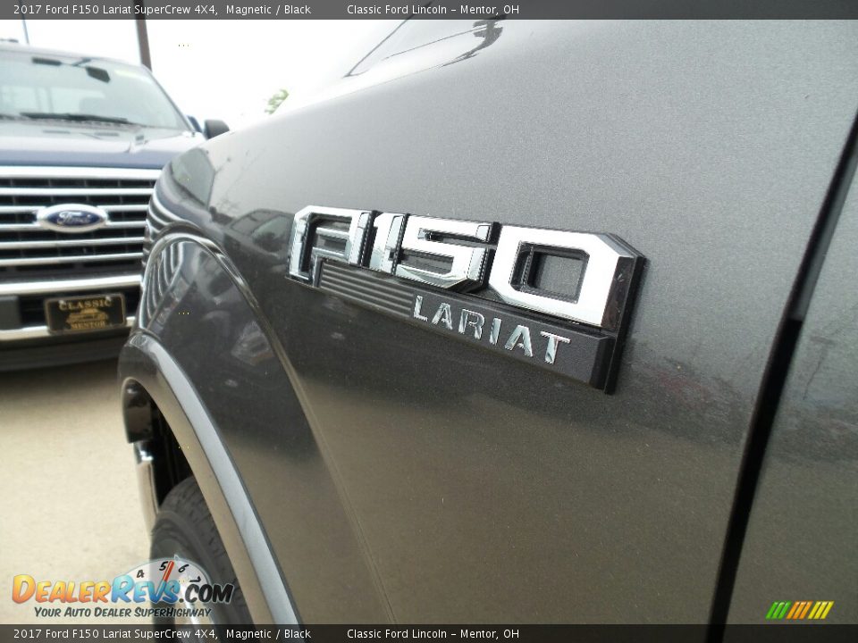 2017 Ford F150 Lariat SuperCrew 4X4 Magnetic / Black Photo #14
