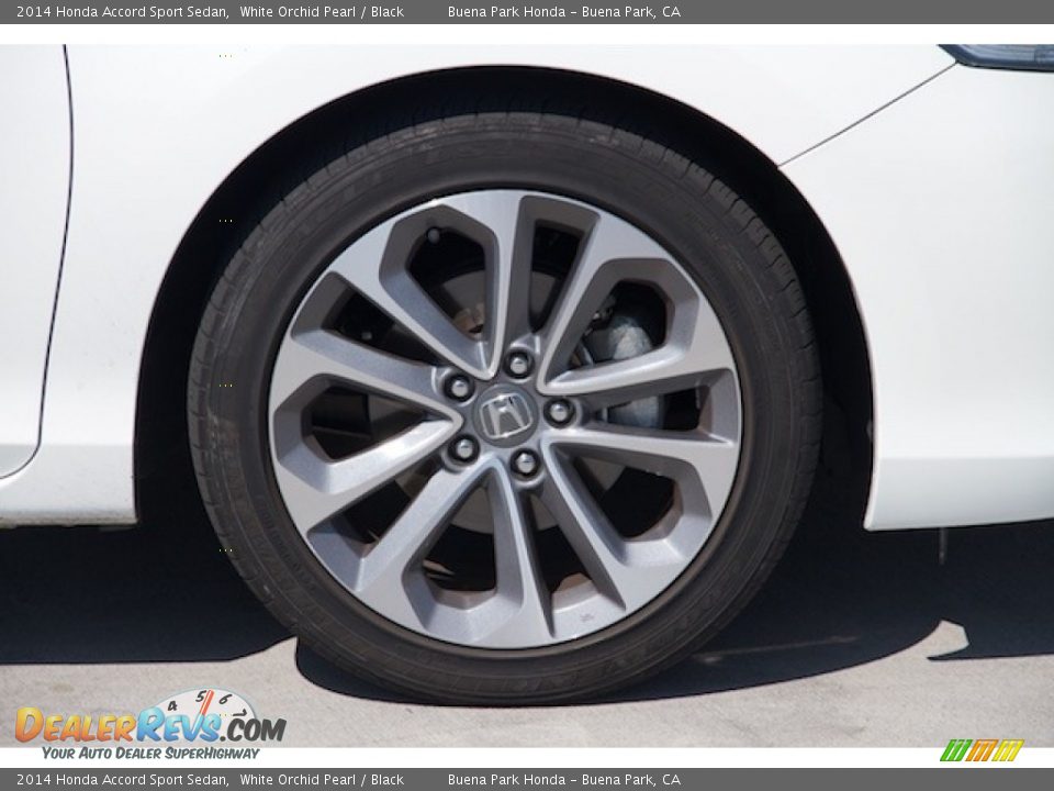 2014 Honda Accord Sport Sedan White Orchid Pearl / Black Photo #28