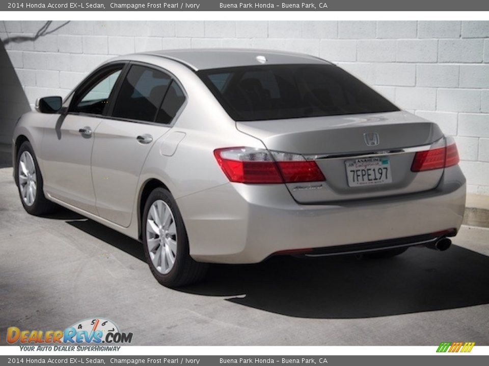 2014 Honda Accord EX-L Sedan Champagne Frost Pearl / Ivory Photo #2
