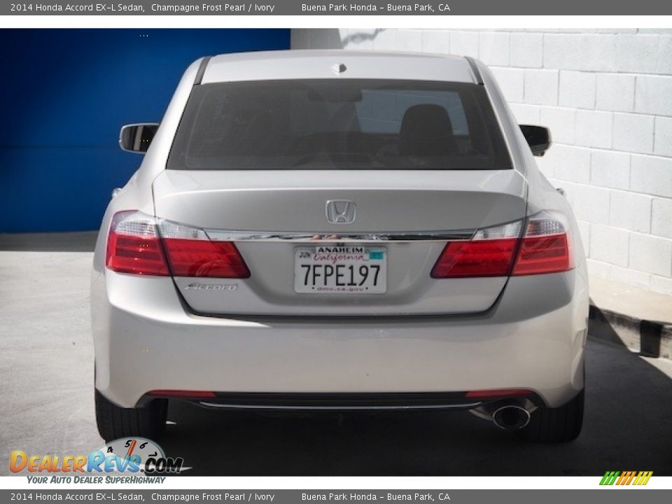 2014 Honda Accord EX-L Sedan Champagne Frost Pearl / Ivory Photo #9