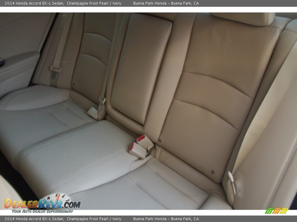 2014 Honda Accord EX-L Sedan Champagne Frost Pearl / Ivory Photo #14