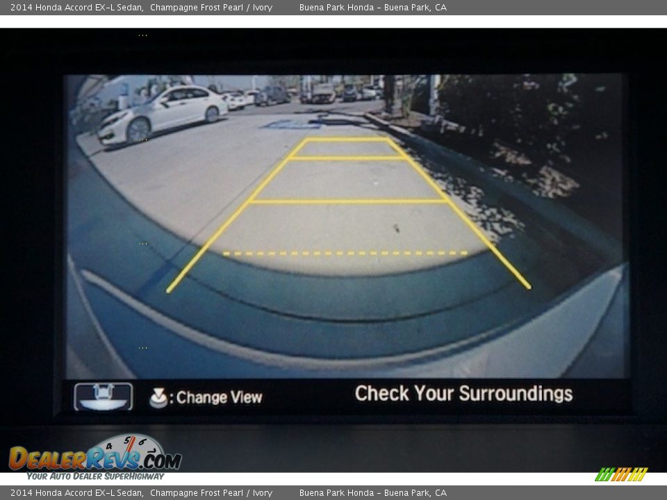 2014 Honda Accord EX-L Sedan Champagne Frost Pearl / Ivory Photo #21