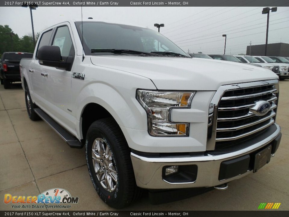 2017 Ford F150 XLT SuperCrew 4x4 Oxford White / Earth Gray Photo #1