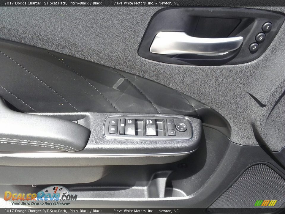 2017 Dodge Charger R/T Scat Pack Pitch-Black / Black Photo #9