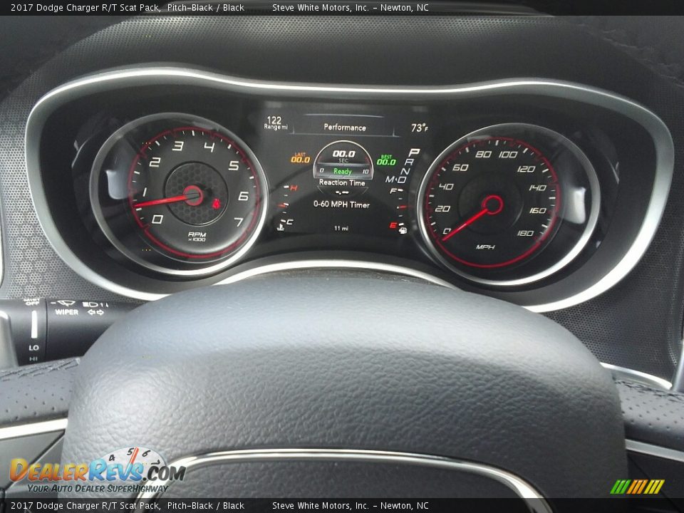 2017 Dodge Charger R/T Scat Pack Pitch-Black / Black Photo #13