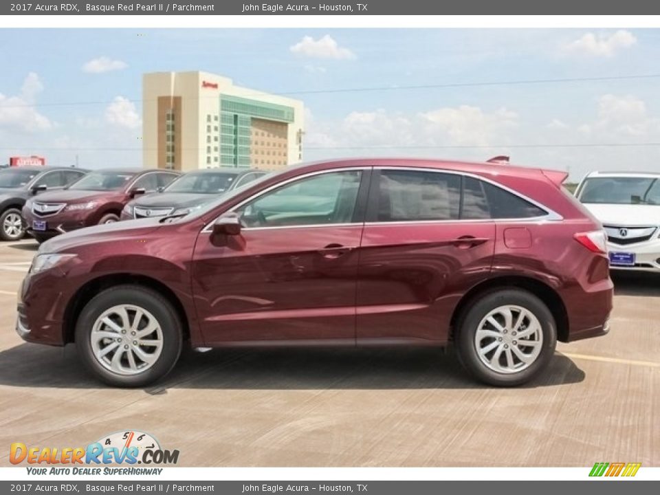 2017 Acura RDX Basque Red Pearl II / Parchment Photo #4