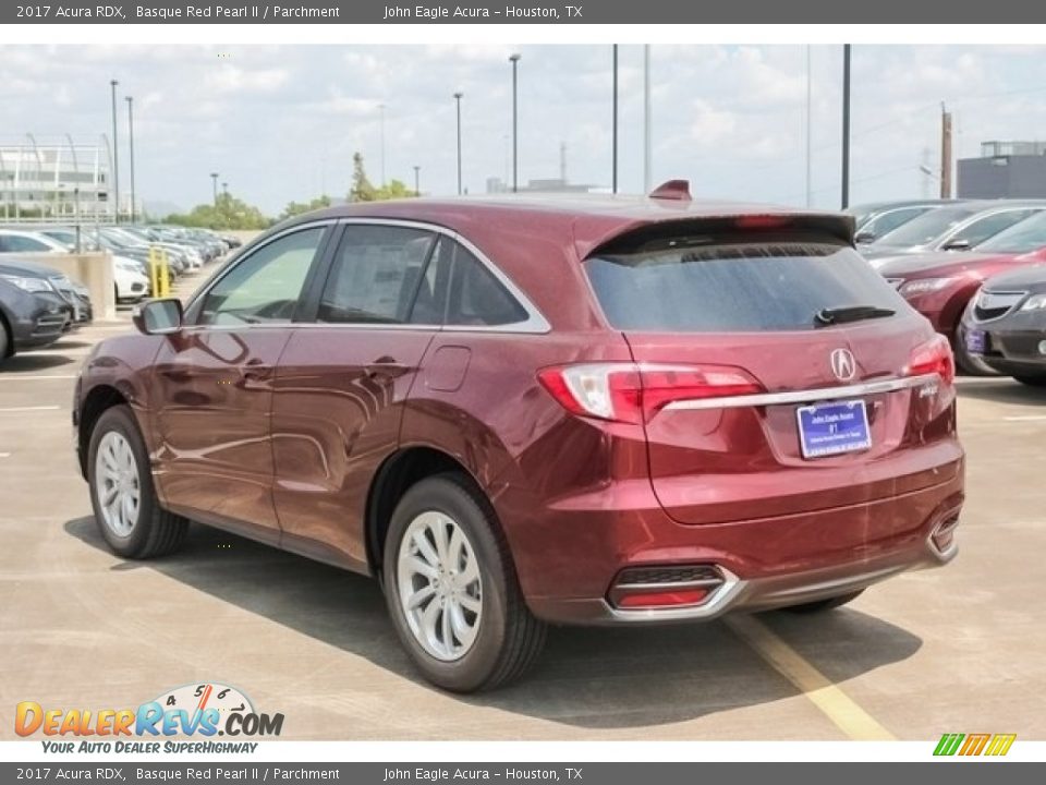 2017 Acura RDX Basque Red Pearl II / Parchment Photo #5