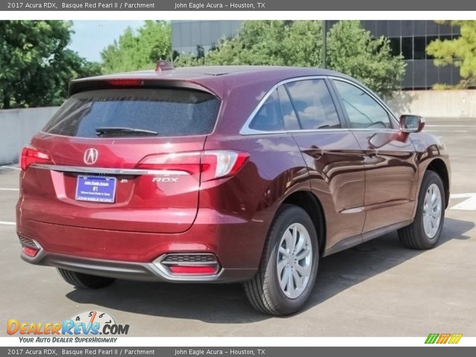 2017 Acura RDX Basque Red Pearl II / Parchment Photo #7