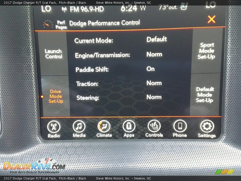 2017 Dodge Charger R/T Scat Pack Pitch-Black / Black Photo #19