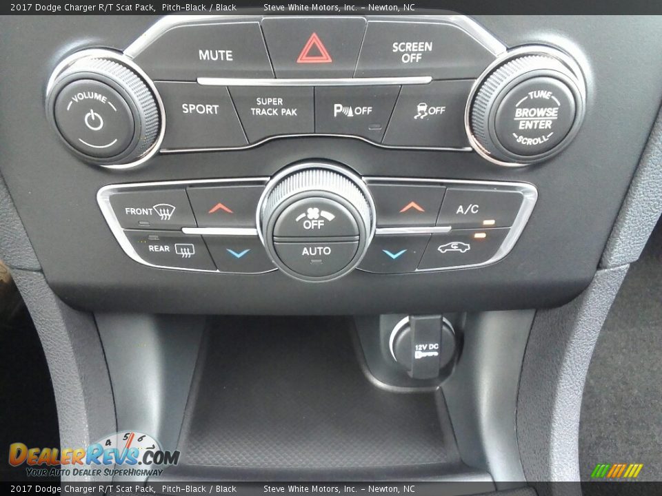 2017 Dodge Charger R/T Scat Pack Pitch-Black / Black Photo #20