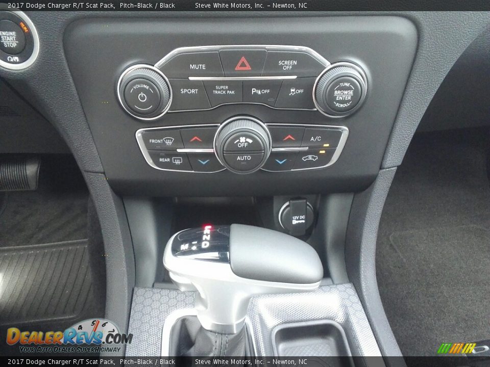 2017 Dodge Charger R/T Scat Pack Pitch-Black / Black Photo #21