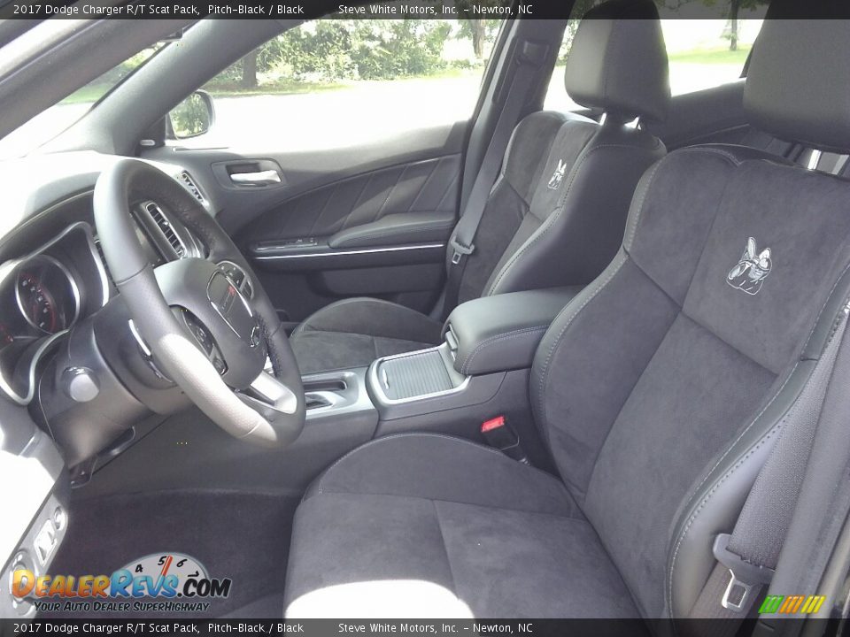 2017 Dodge Charger R/T Scat Pack Pitch-Black / Black Photo #23