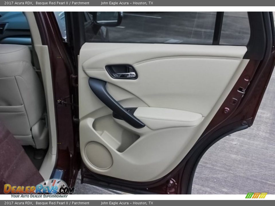 2017 Acura RDX Basque Red Pearl II / Parchment Photo #23