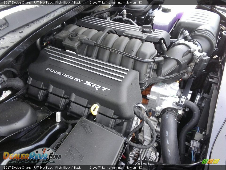 2017 Dodge Charger R/T Scat Pack Pitch-Black / Black Photo #31