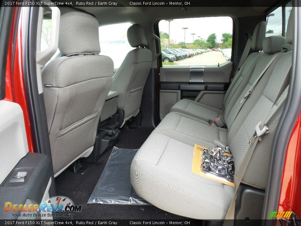 Rear Seat of 2017 Ford F150 XLT SuperCrew 4x4 Photo #5