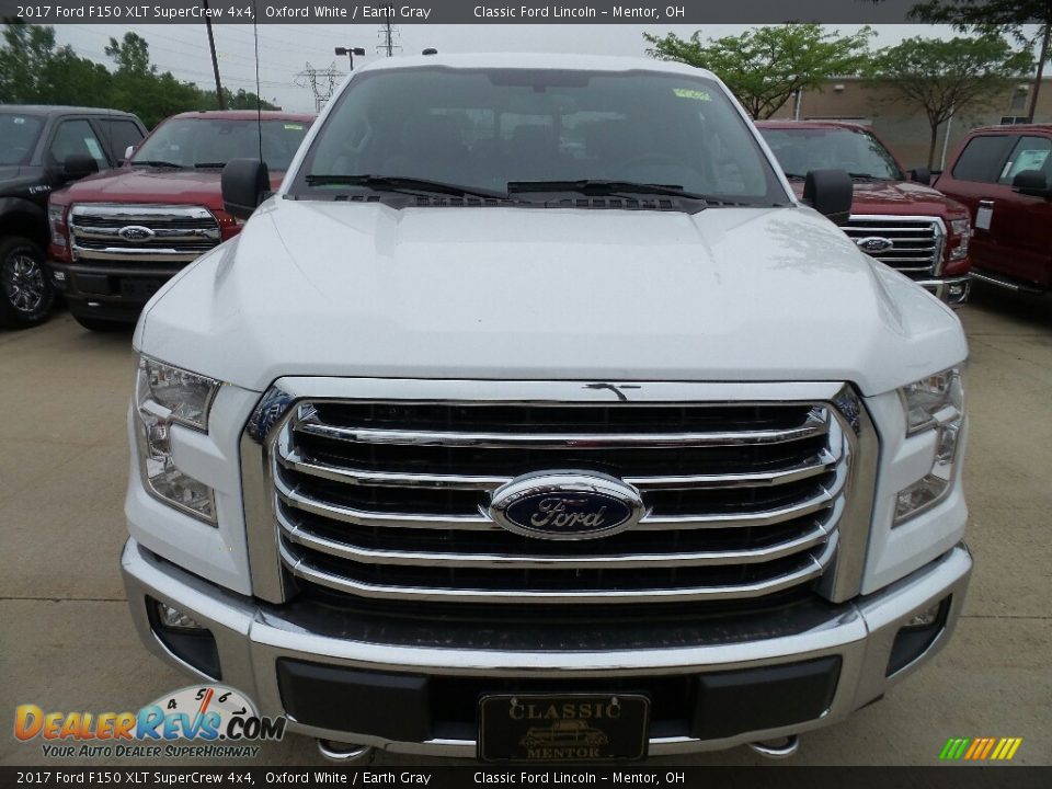2017 Ford F150 XLT SuperCrew 4x4 Oxford White / Earth Gray Photo #2