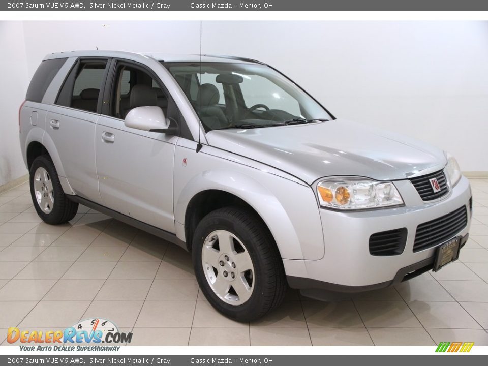 2007 Saturn VUE V6 AWD Silver Nickel Metallic / Gray Photo #1
