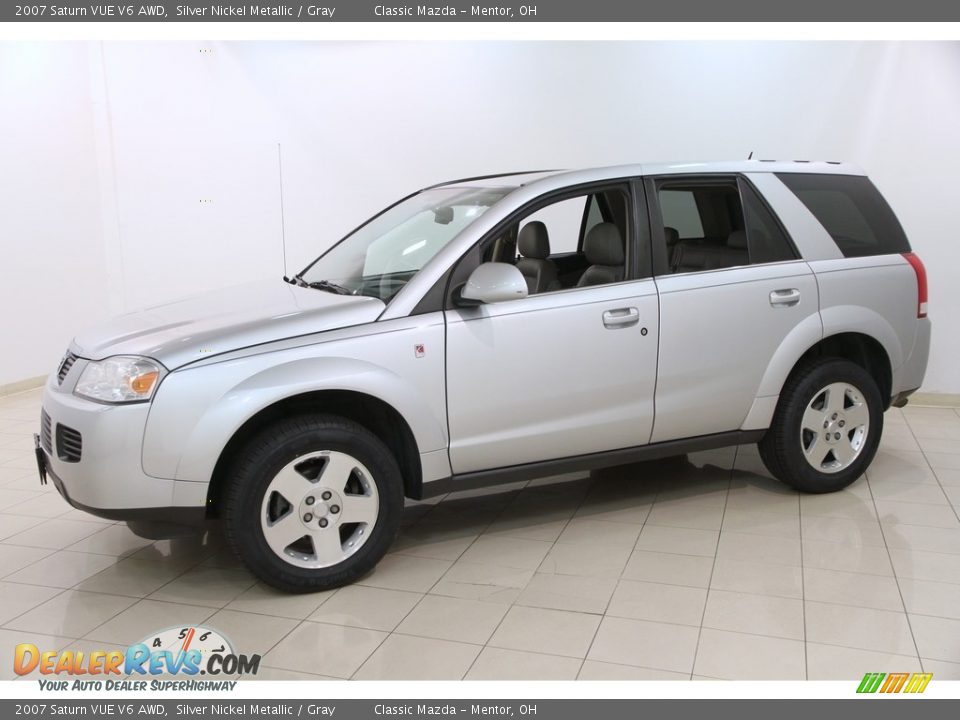 2007 Saturn VUE V6 AWD Silver Nickel Metallic / Gray Photo #3