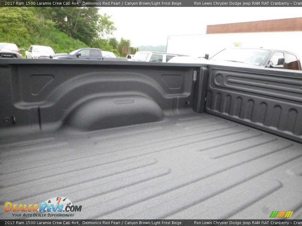 2017 Ram 1500 Laramie Crew Cab 4x4 Delmonico Red Pearl / Canyon Brown/Light Frost Beige Photo #12