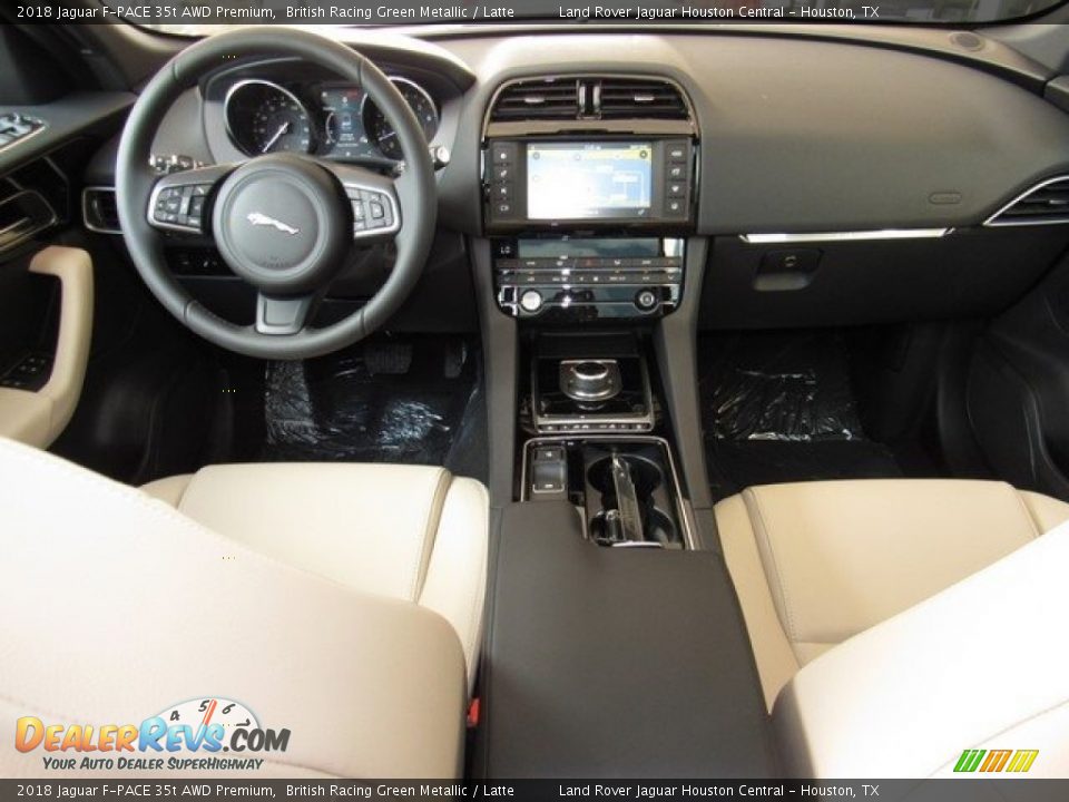 Dashboard of 2018 Jaguar F-PACE 35t AWD Premium Photo #4