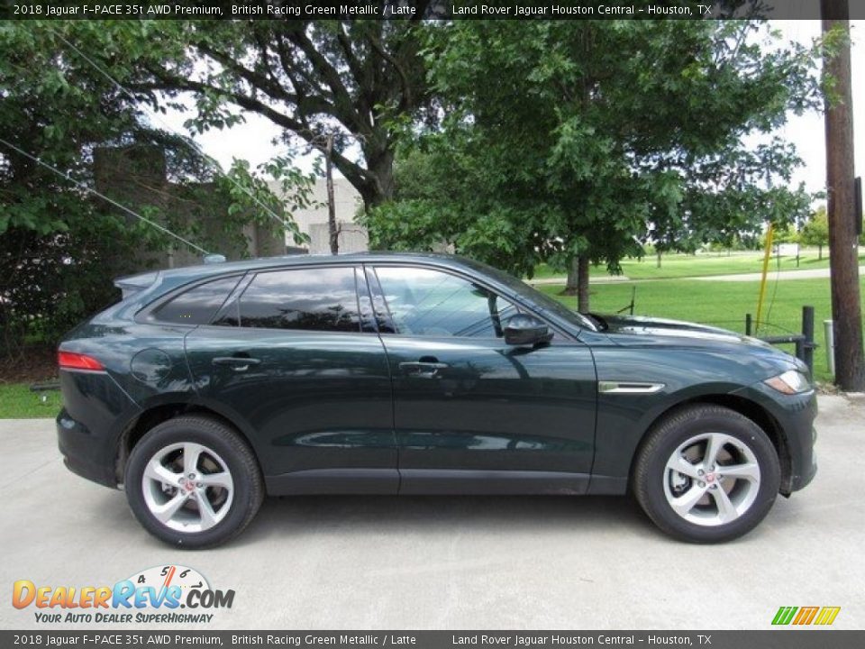 British Racing Green Metallic 2018 Jaguar F-PACE 35t AWD Premium Photo #6