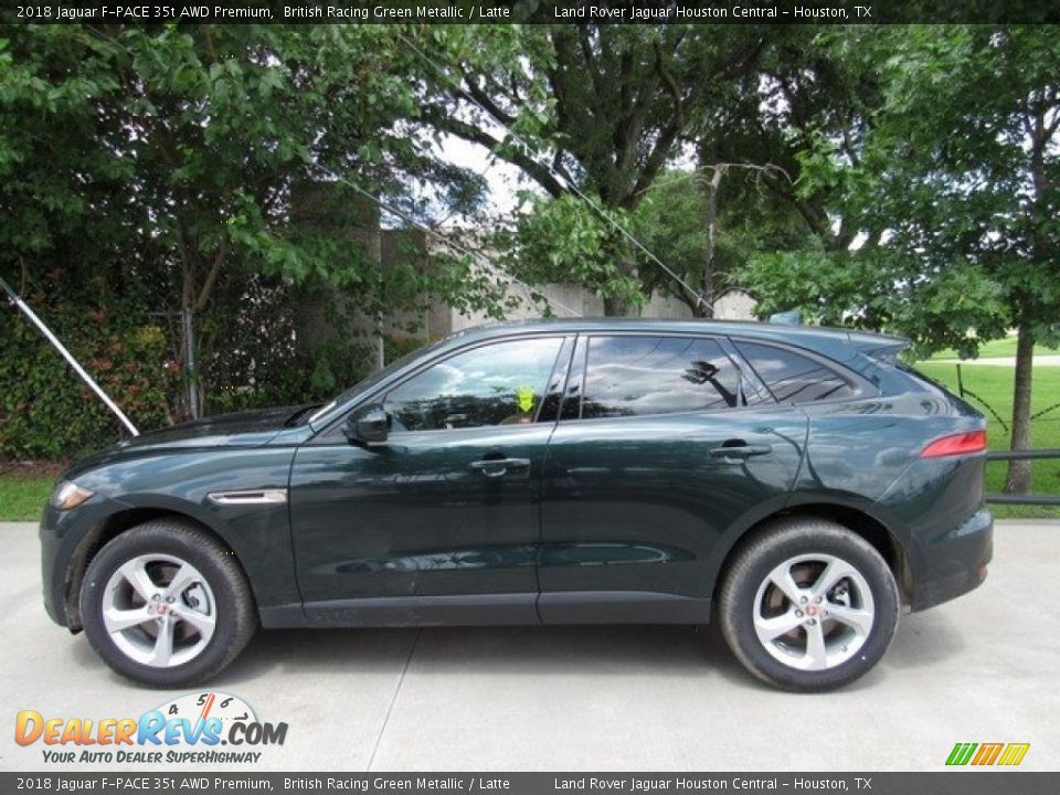 British Racing Green Metallic 2018 Jaguar F-PACE 35t AWD Premium Photo #11