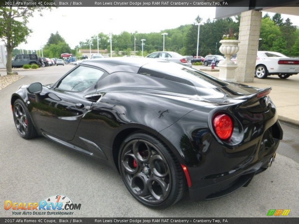 Black 2017 Alfa Romeo 4C Coupe Photo #4