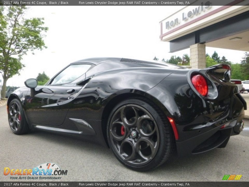 2017 Alfa Romeo 4C Coupe Black / Black Photo #5