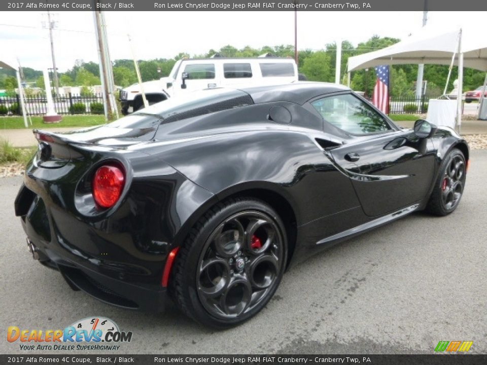 Black 2017 Alfa Romeo 4C Coupe Photo #7