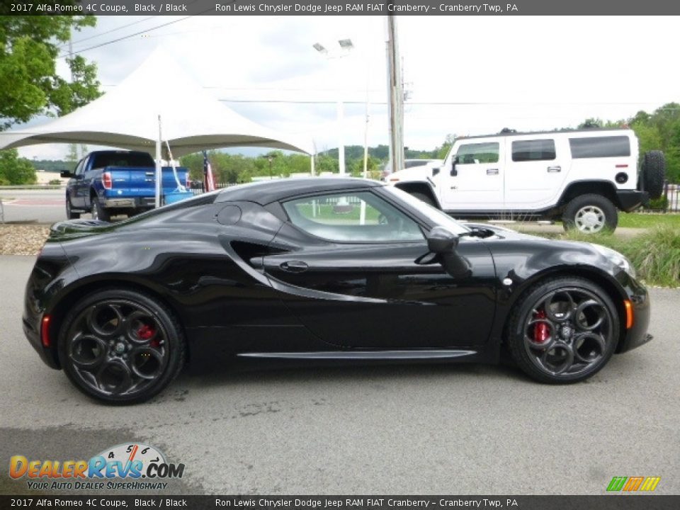Black 2017 Alfa Romeo 4C Coupe Photo #9