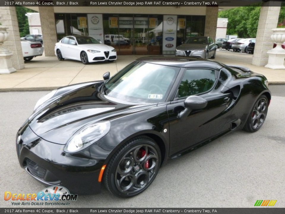 2017 Alfa Romeo 4C Coupe Black / Black Photo #11
