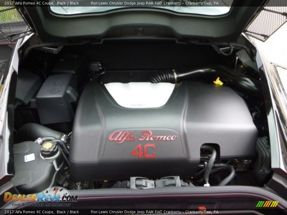 2017 Alfa Romeo 4C Coupe 1.7 Liter Turbocharged DOHC 16-Valve VVT 4 Cylinder Engine Photo #23