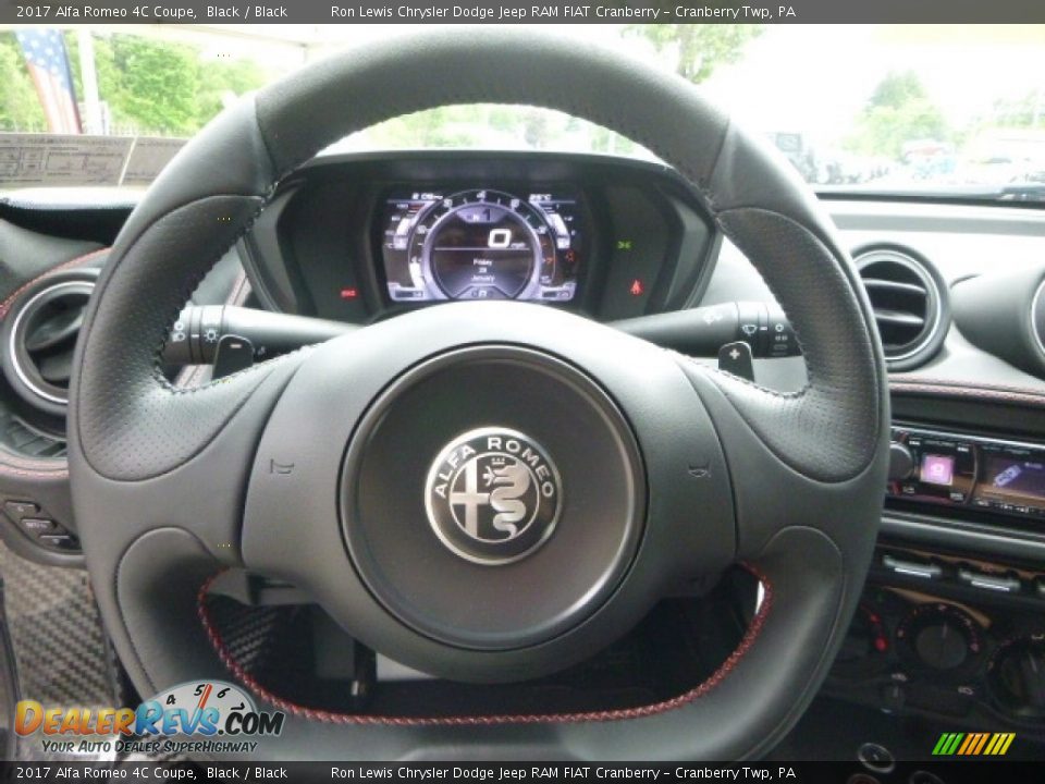 2017 Alfa Romeo 4C Coupe Steering Wheel Photo #27