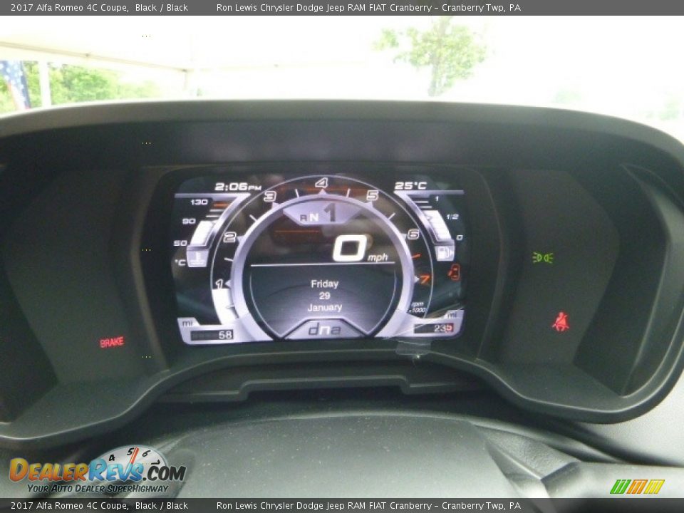 2017 Alfa Romeo 4C Coupe Gauges Photo #28