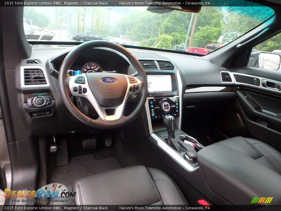 2015 Ford Explorer Limited 4WD Magnetic / Charcoal Black Photo #17