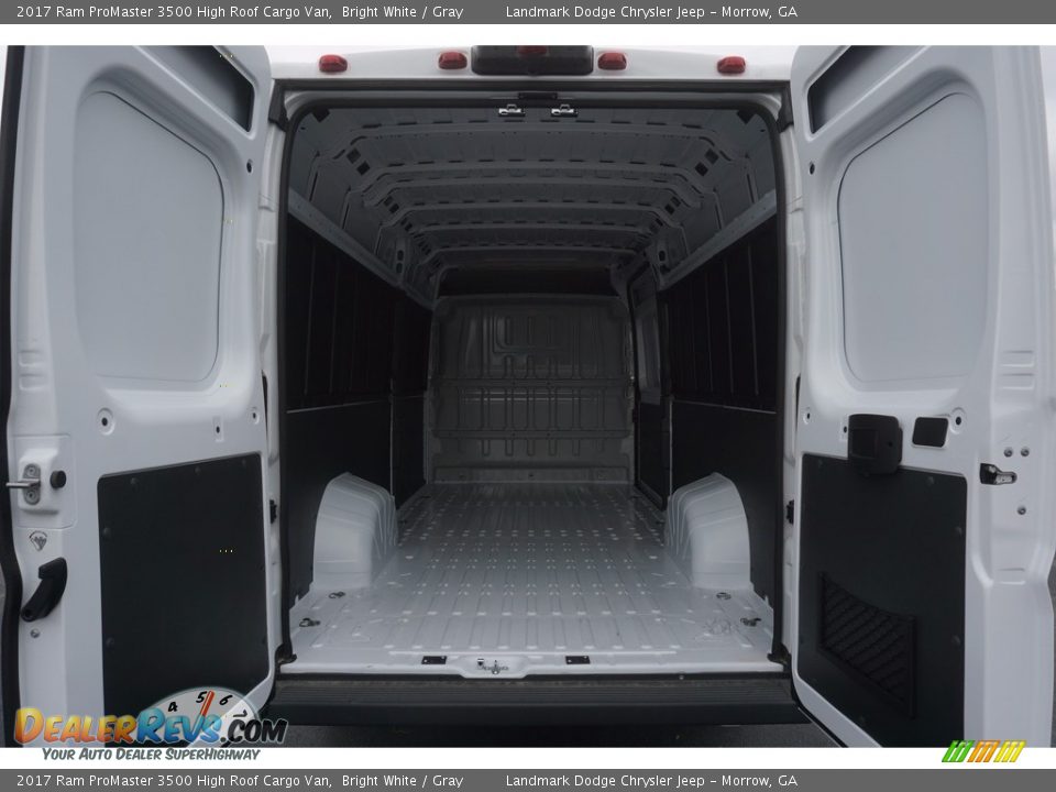 2017 Ram ProMaster 3500 High Roof Cargo Van Bright White / Gray Photo #9