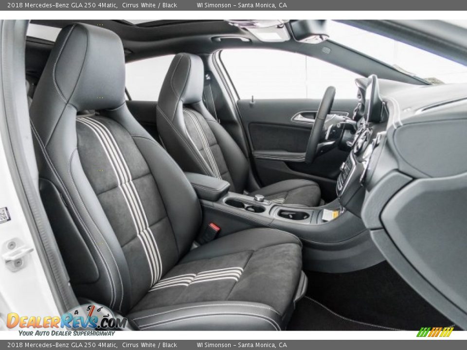 2018 Mercedes-Benz GLA 250 4Matic Cirrus White / Black Photo #2